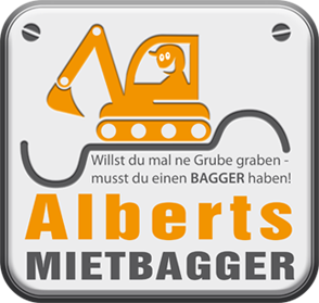 Mietbagger und Mietradlader